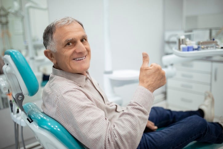 thumbs up in dental implants